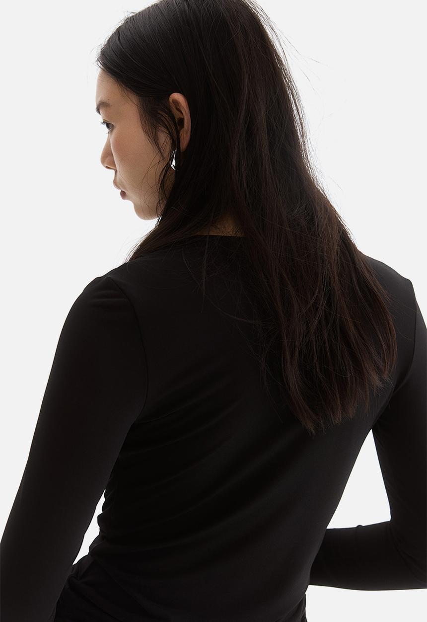 H&M - Cowl-neck top - black