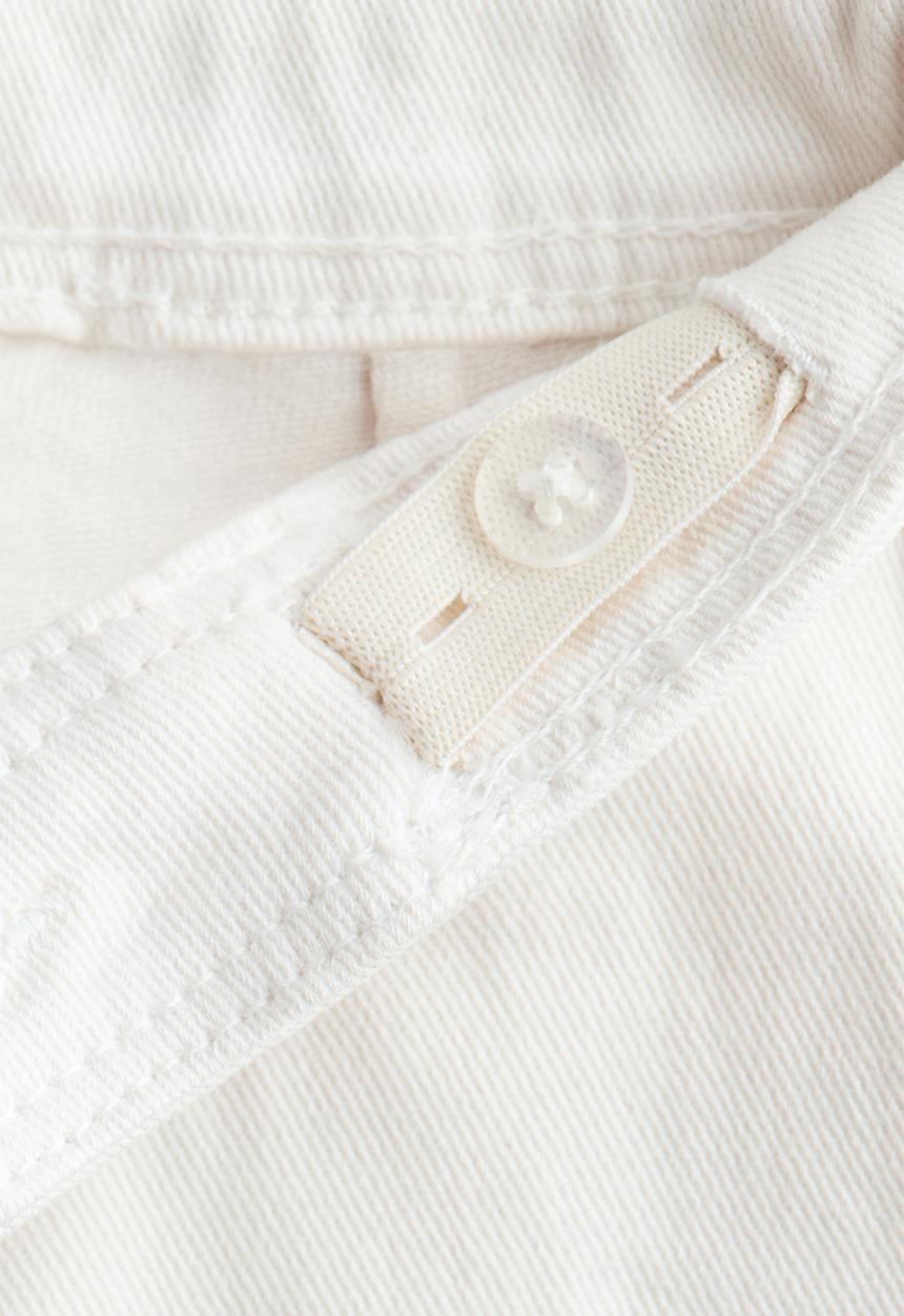 H&M - Bead-embellished flared trousers - white