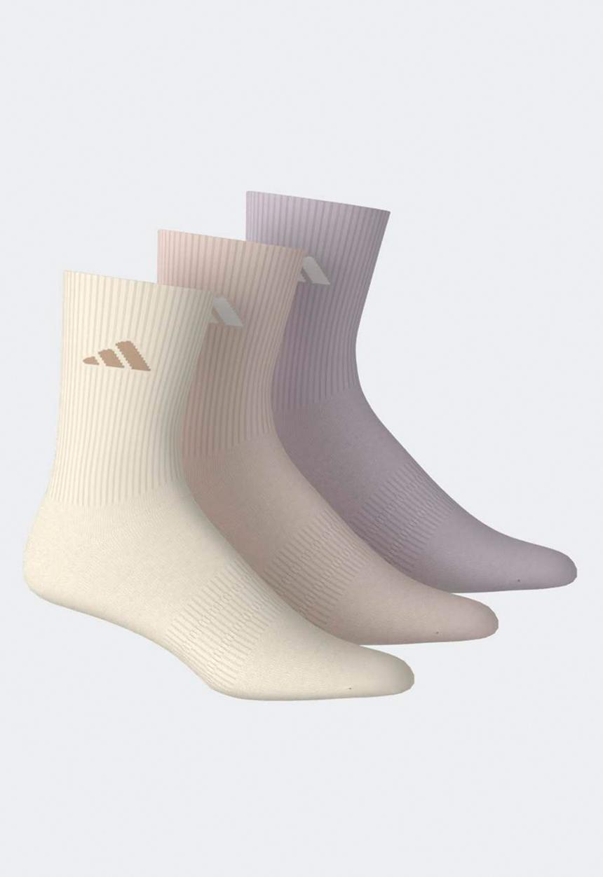 adidas Originals - Cushioned  Essential Crew 3Pk - wonder white/wonder quartz/ice purple
