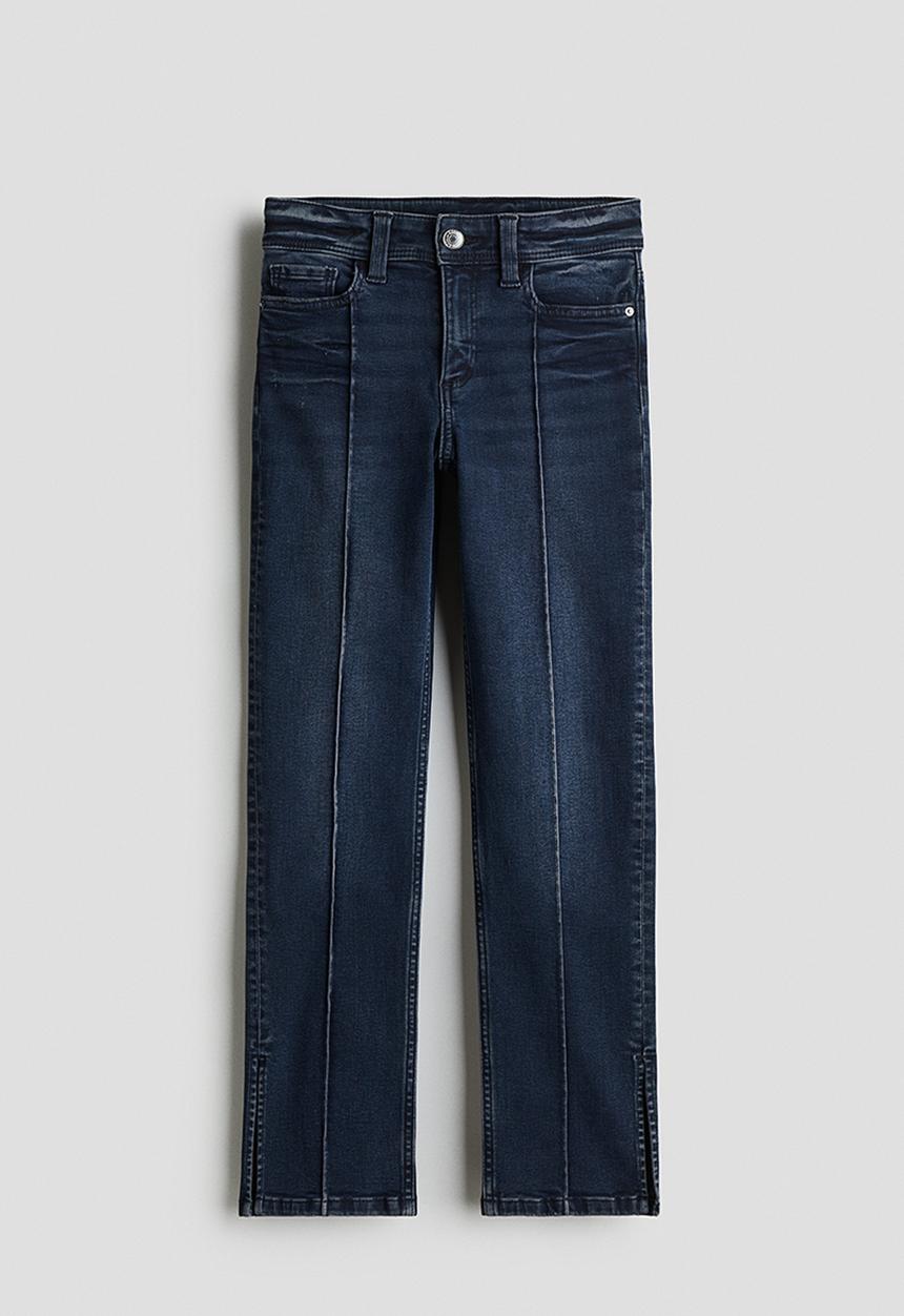 H&M - Pintucked slim fit jeans - dark denim blue