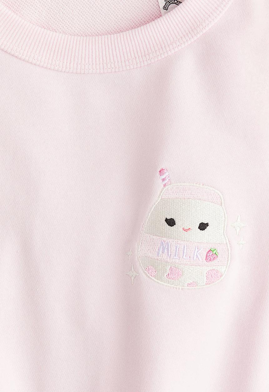 H&M - Printed sweatshirt - light pink squishmallows 