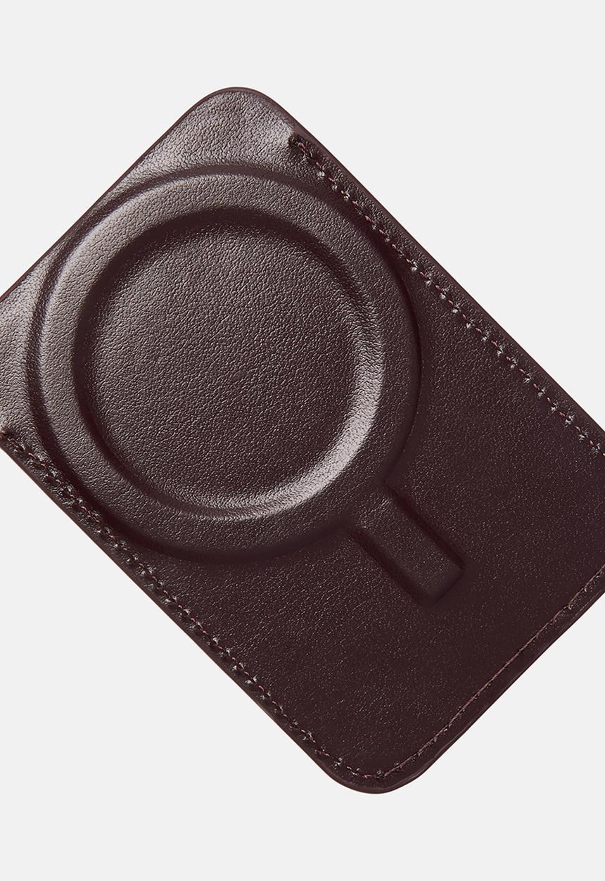 Calvin Klein - Aop Leather Magnetic  Wallet- Fudge