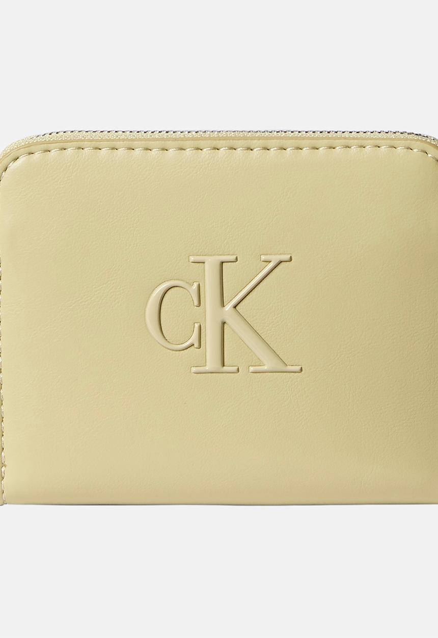 Calvin Klein - Bold Ck Medium Zip Wallet- Mint Tea