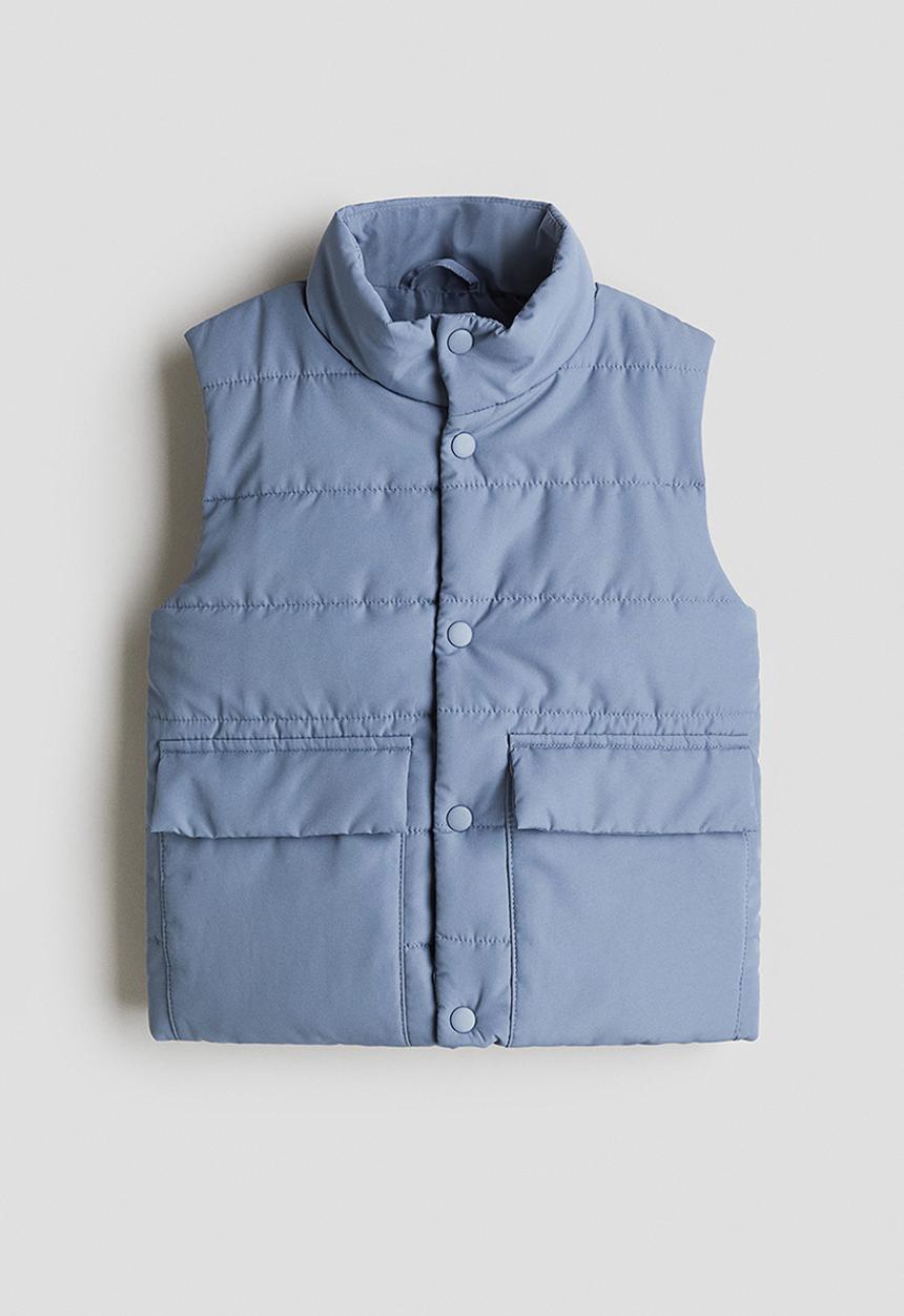 H&M - Puffer gilet - dusty blue 