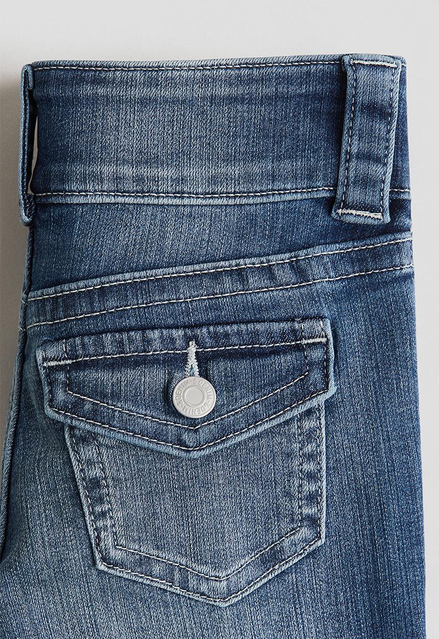 H&M - Bootcut leg low jeans - denim blue 