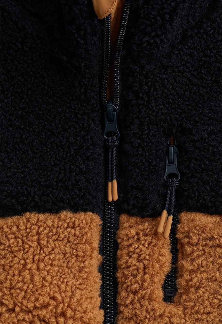 H&M - Teddy jacket - brown,multi