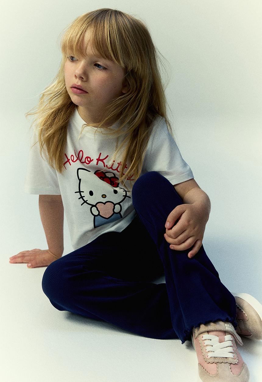 H&M - 2-Piece set with top and leggings - white hello kitty