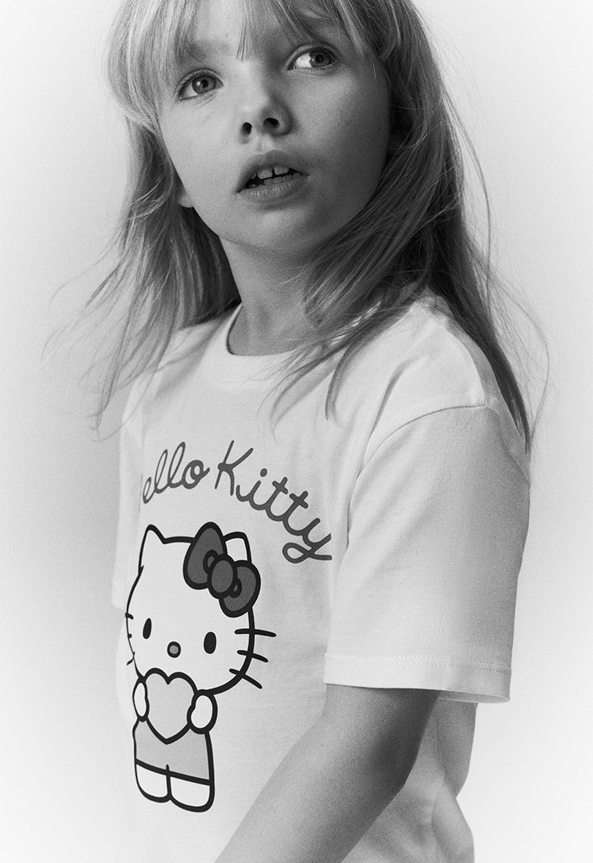 H&M - 2-Piece set with top and leggings - white hello kitty