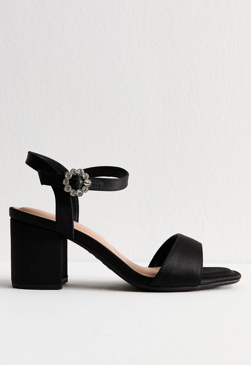 New Look - WF C Sprout block heel - black