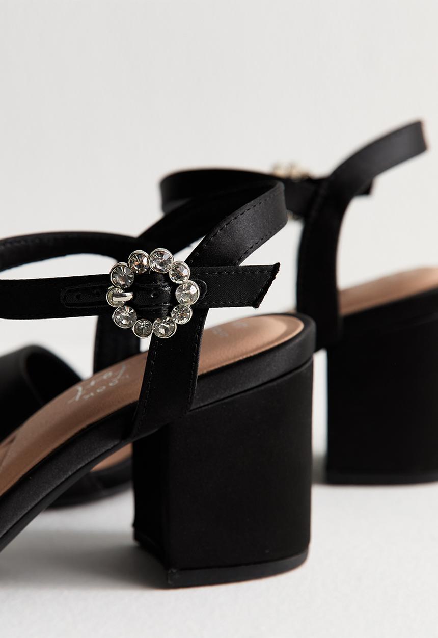 New Look - WF C Sprout block heel - black