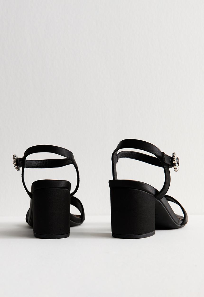 New Look - WF C Sprout block heel - black