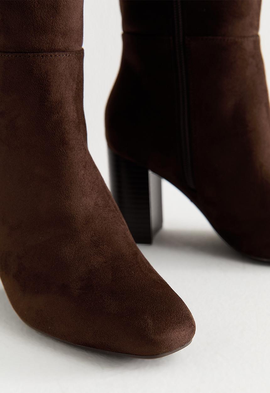 New Look - S Atmosphere knee high boot - brown