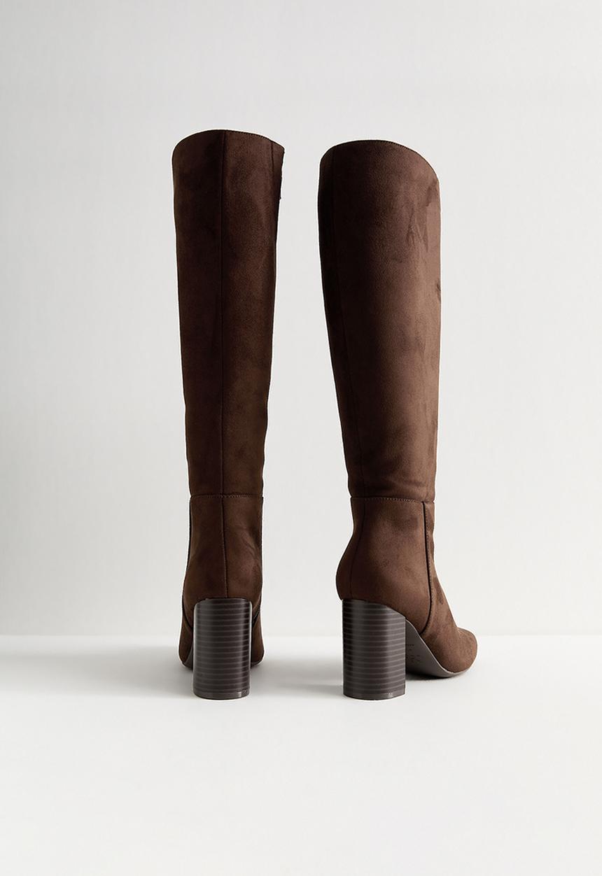New Look - S Atmosphere knee high boot - brown