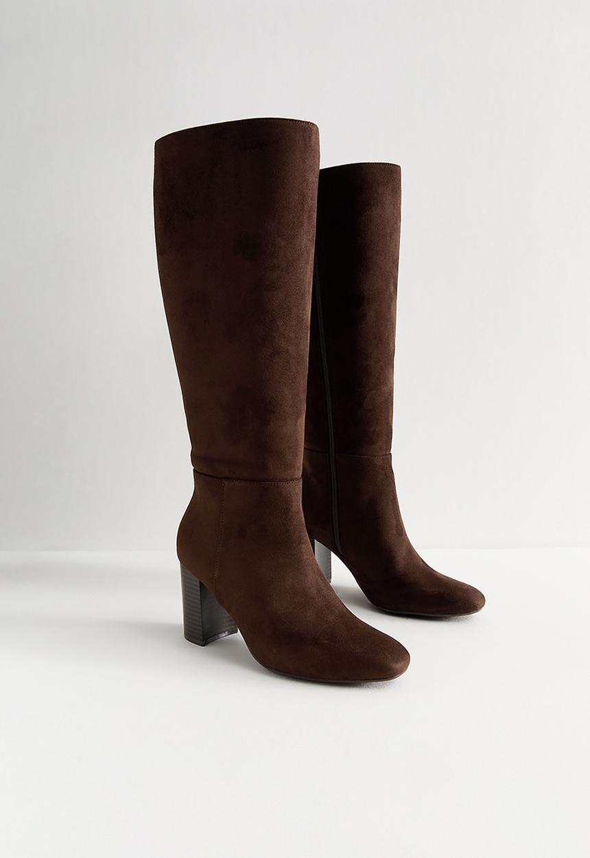 New Look - S Atmosphere knee high boot - brown