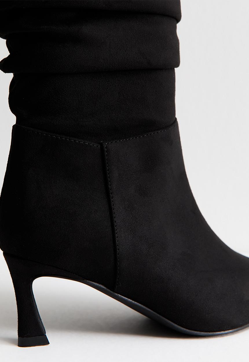 New Look - WF Esme ruched boot - black