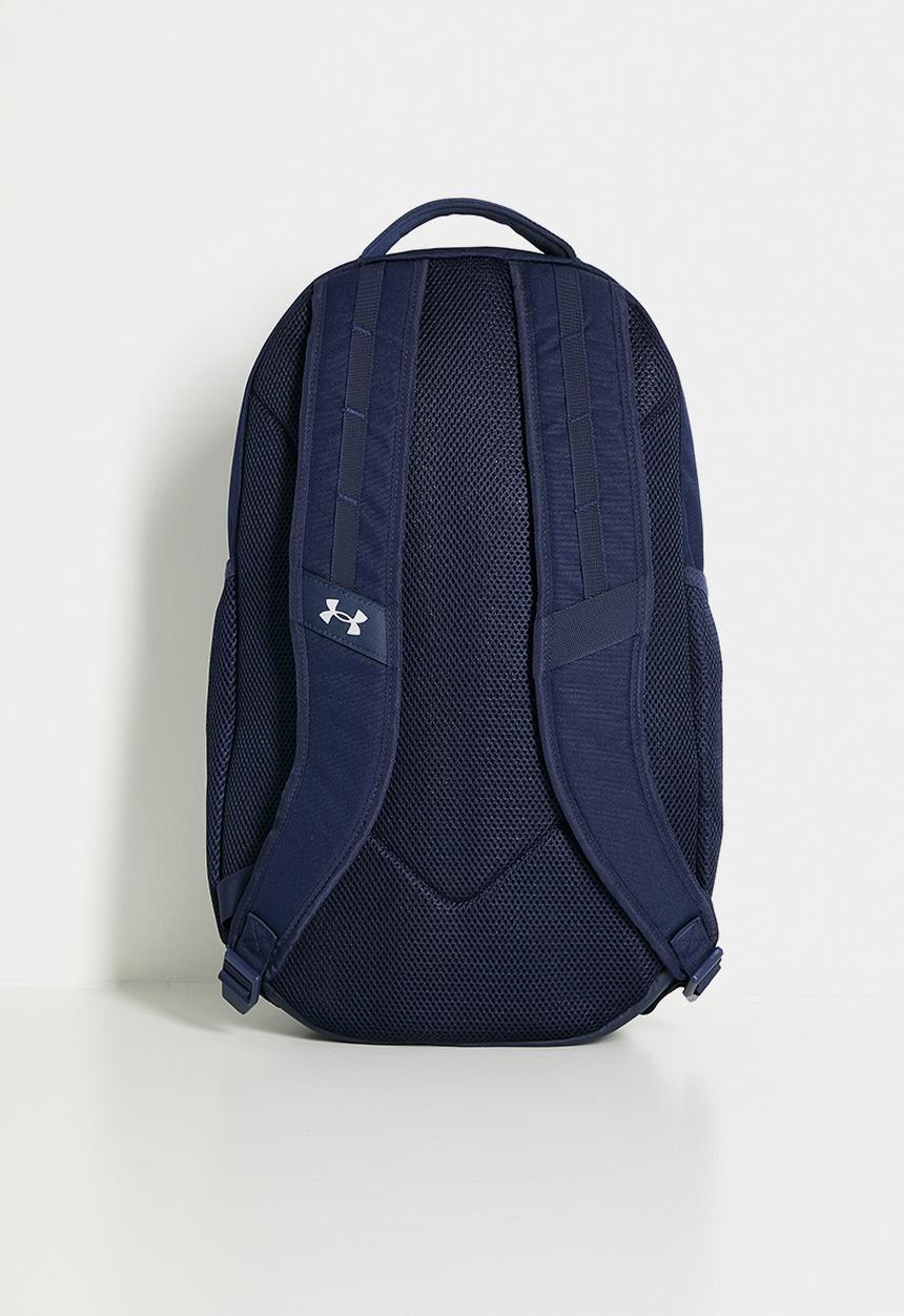Under Armour - UA Hustle 6.0 Backpack - Midnight Navy / Midnight Navy / Metallic Silver