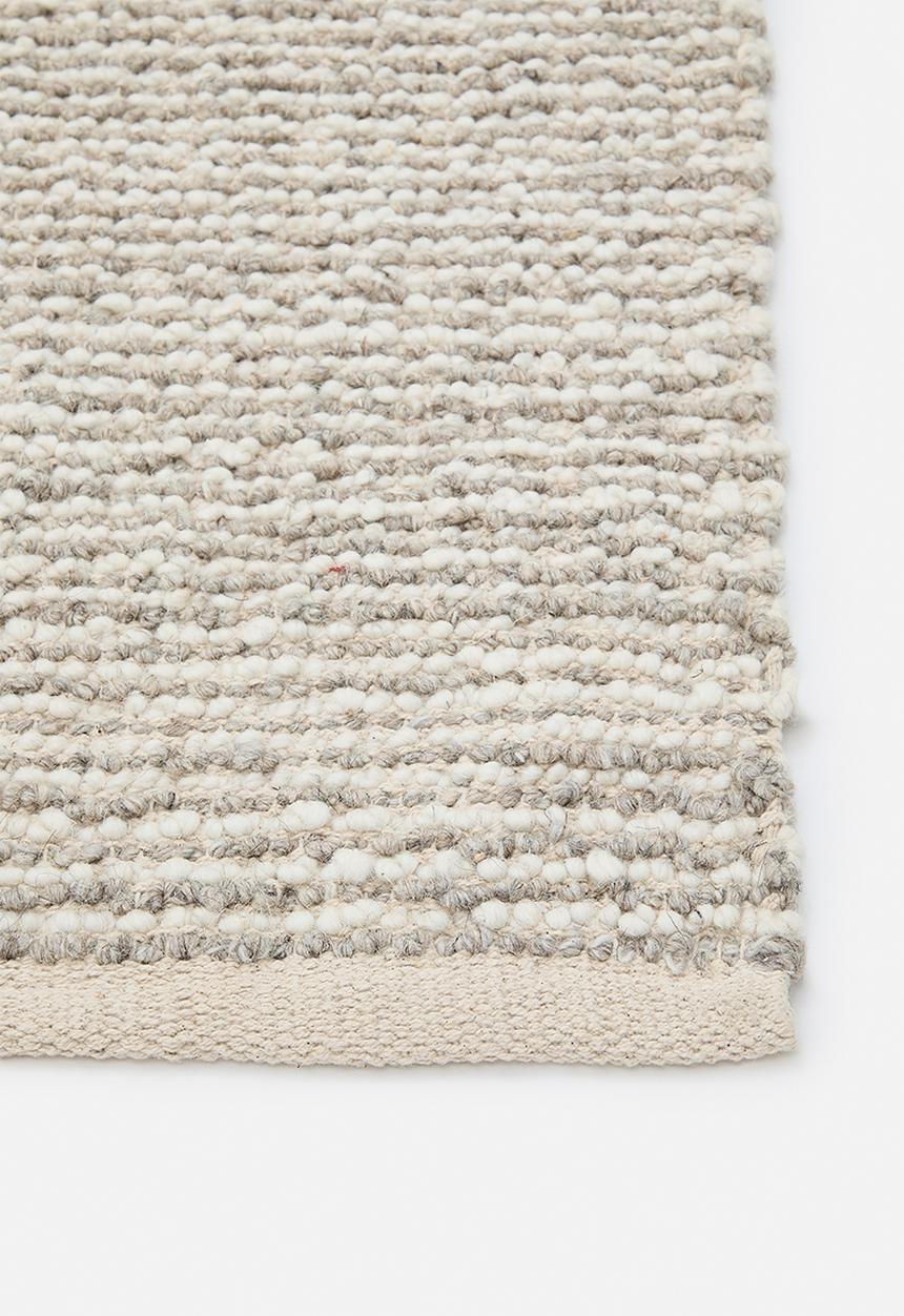 Sixth Floor - Loom Handwoven Nz Wool Blend Runner - Natural