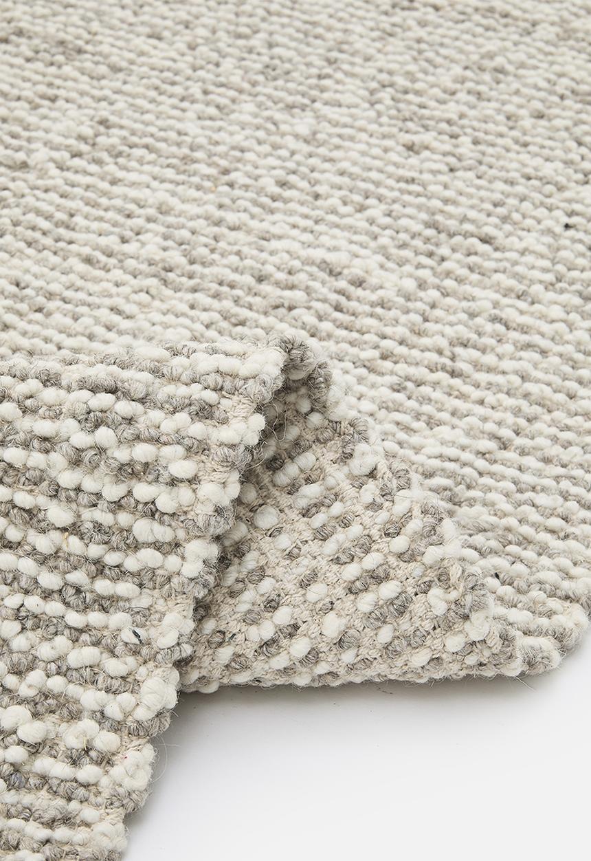 Sixth Floor - Loom Handwoven Nz Wool Blend Rug - Natural