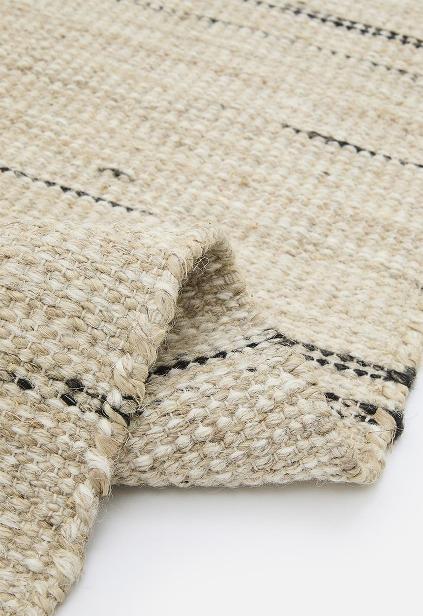 Sixth Floor - Isley Handwoven Jute & Wool Rug - Natural