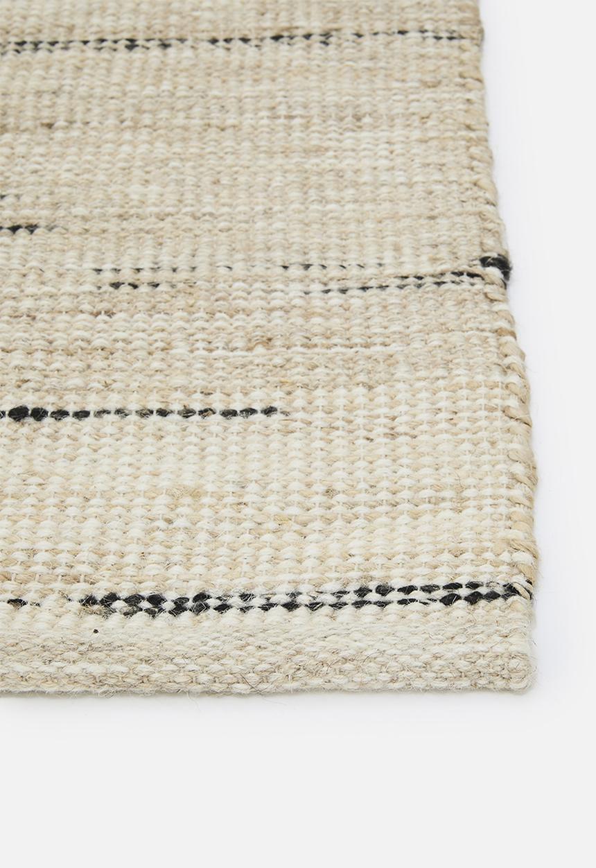 Sixth Floor - Isley Handwoven Jute & Wool Rug - Natural