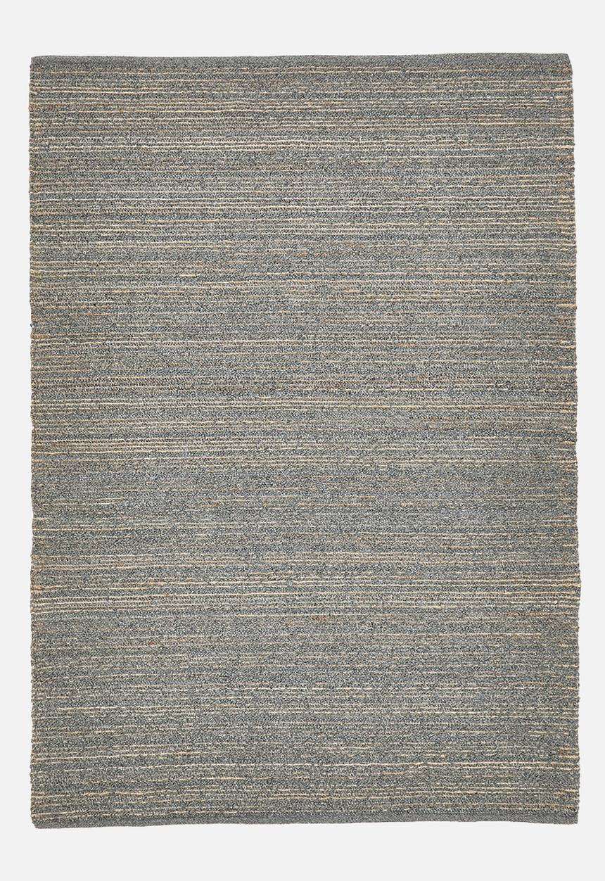 Sixth Floor - Eris Handwoven Wool Jute Rug - Charcoal