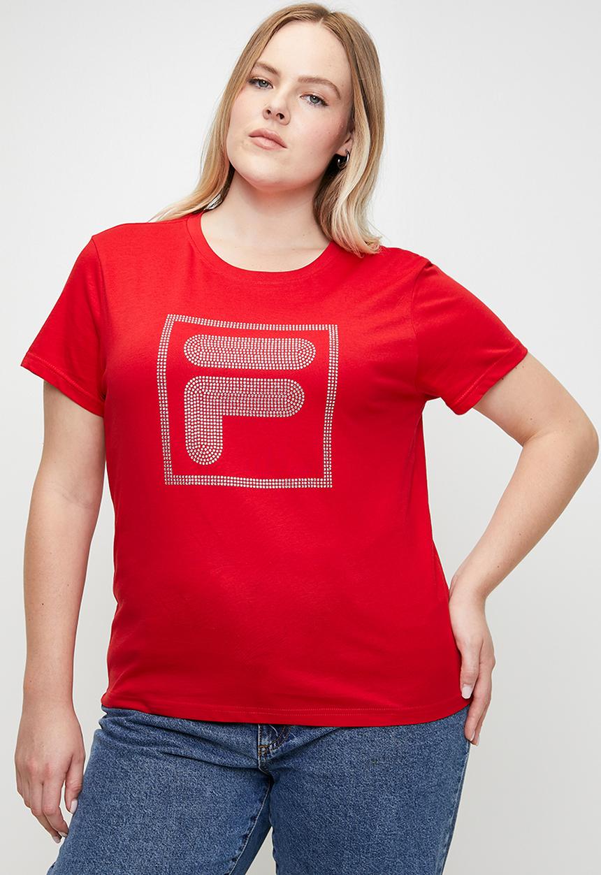 FILA - Plus Natasha T-Shirt - Fila Red