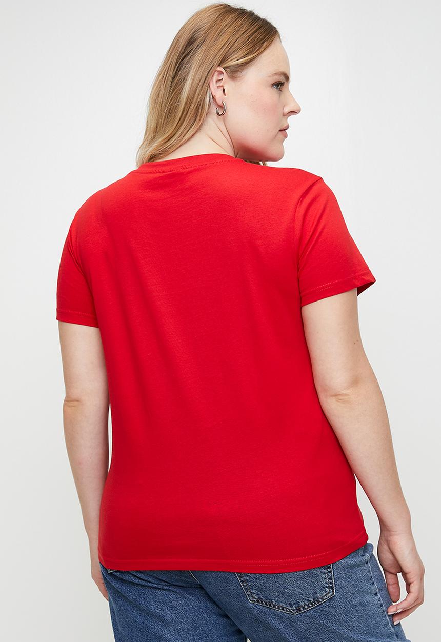 FILA - Plus Natasha T-Shirt - Fila Red