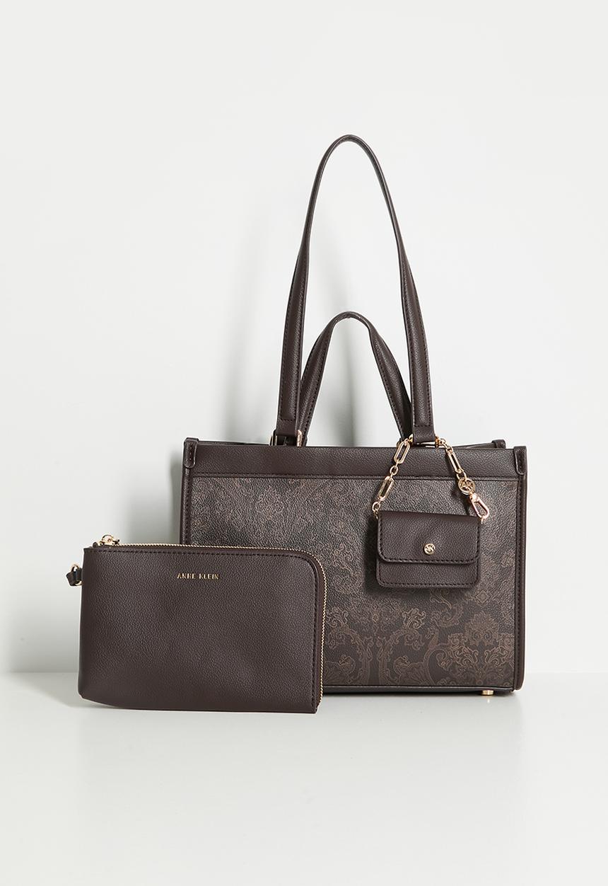 Exclusive Double Handle Bonded Tote Bag - Espresso