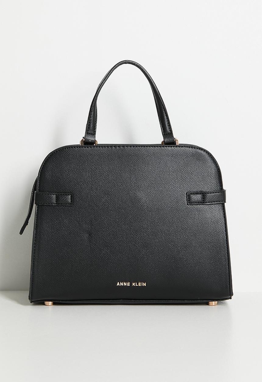 Anne Klein - Exclusive Medium Satchel With Detachable Strap Bag - Black