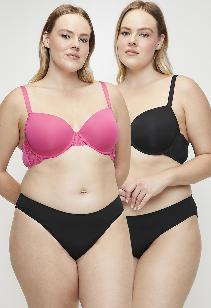 DORINA - Plus willa-2pp demi - pink/black