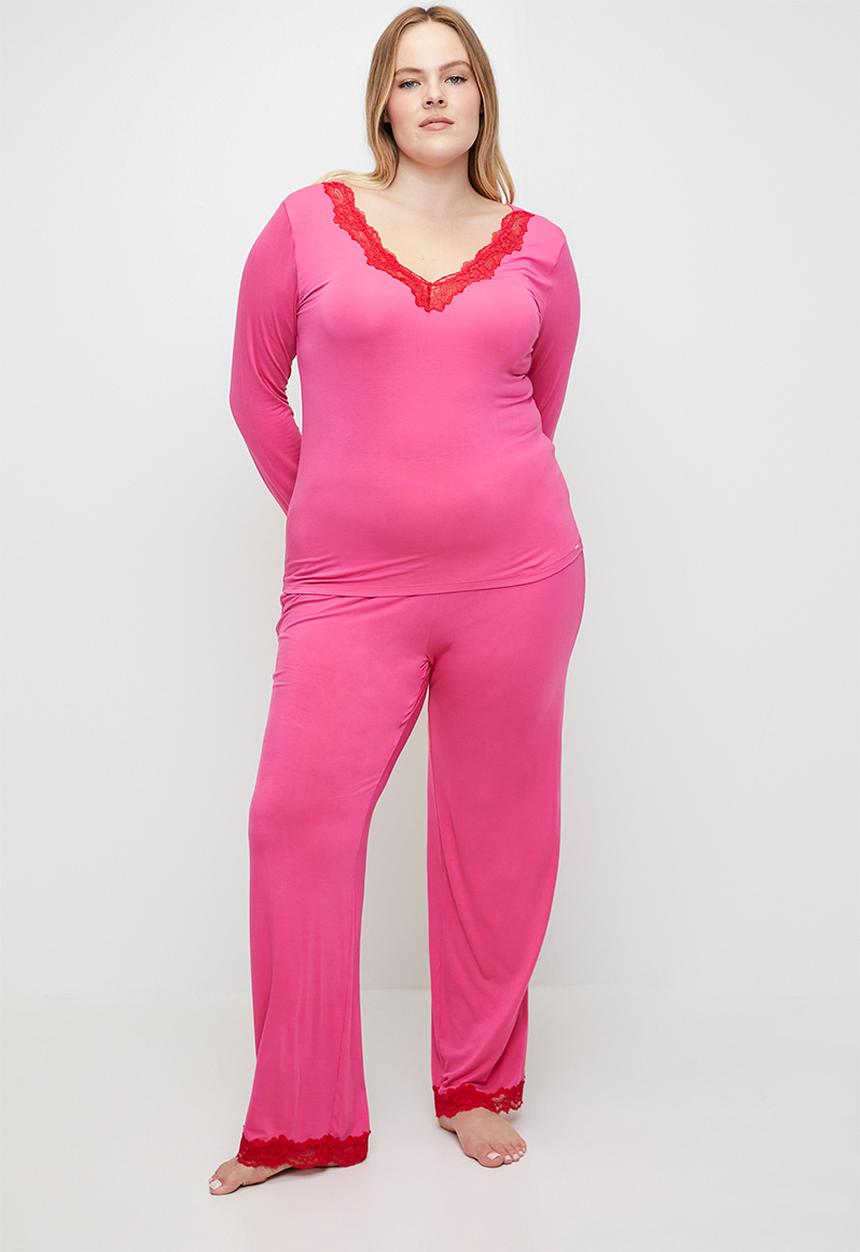 DORINA - Plus origins top_bottom - pink/pink
