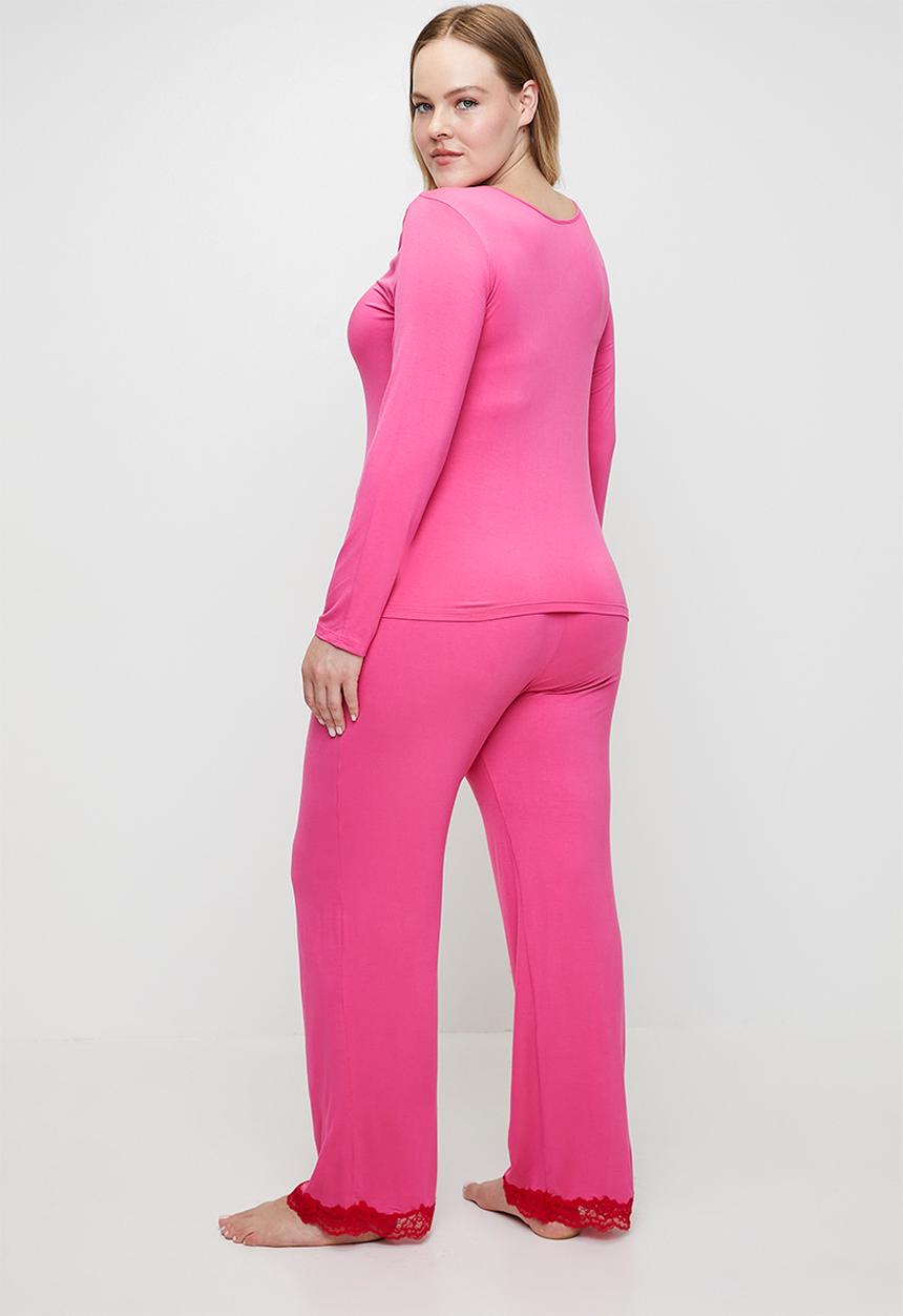 DORINA - Plus origins top_bottom - pink/pink