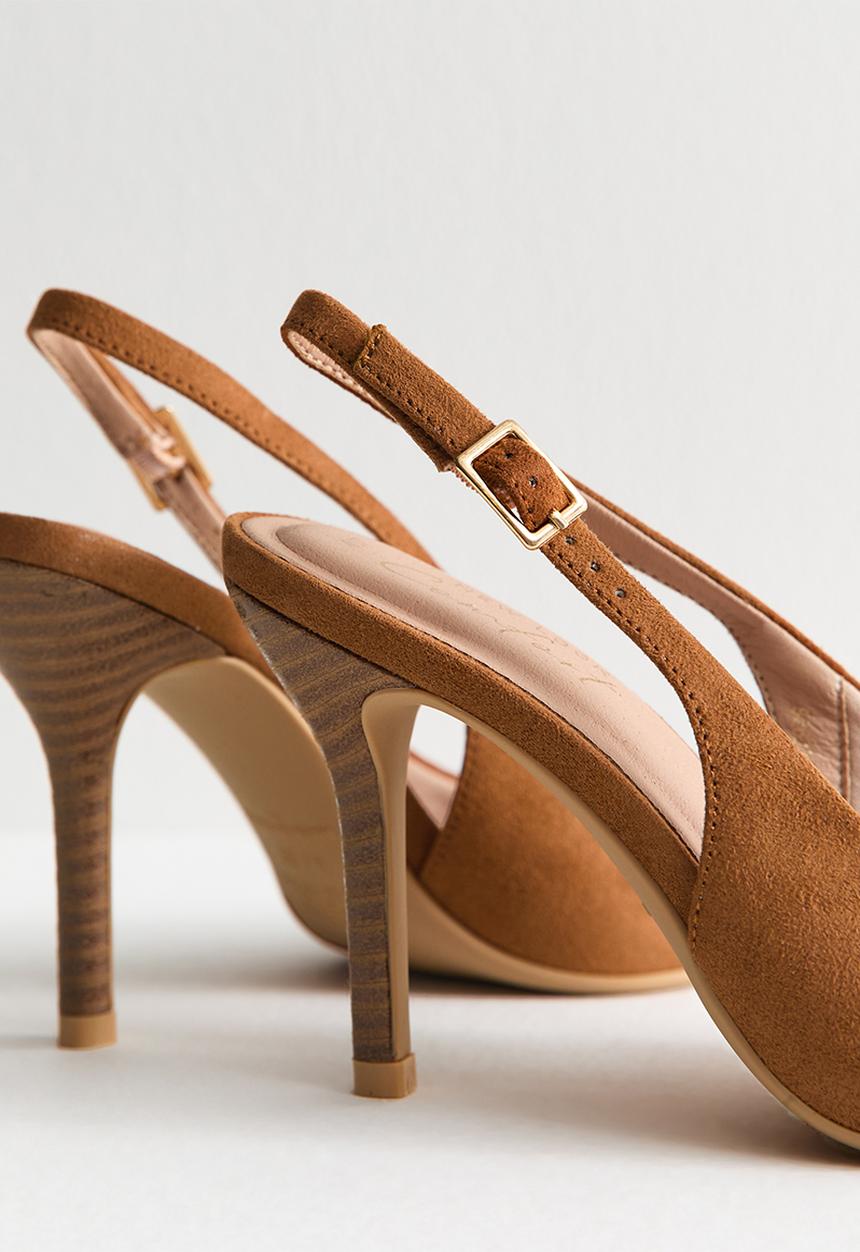 New Look - C S Tall slingback heel - tan