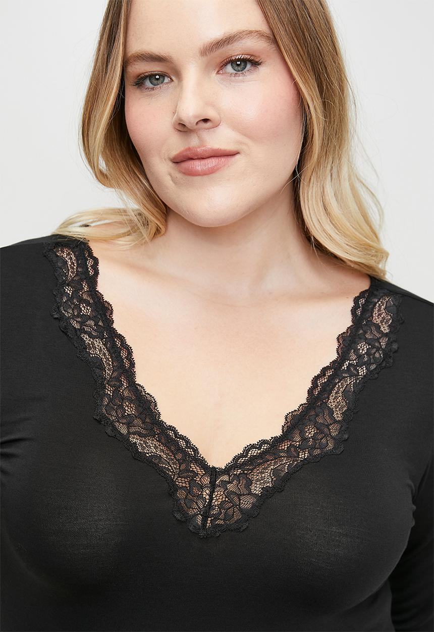 DORINA - Plus origins top_bottom - black/black