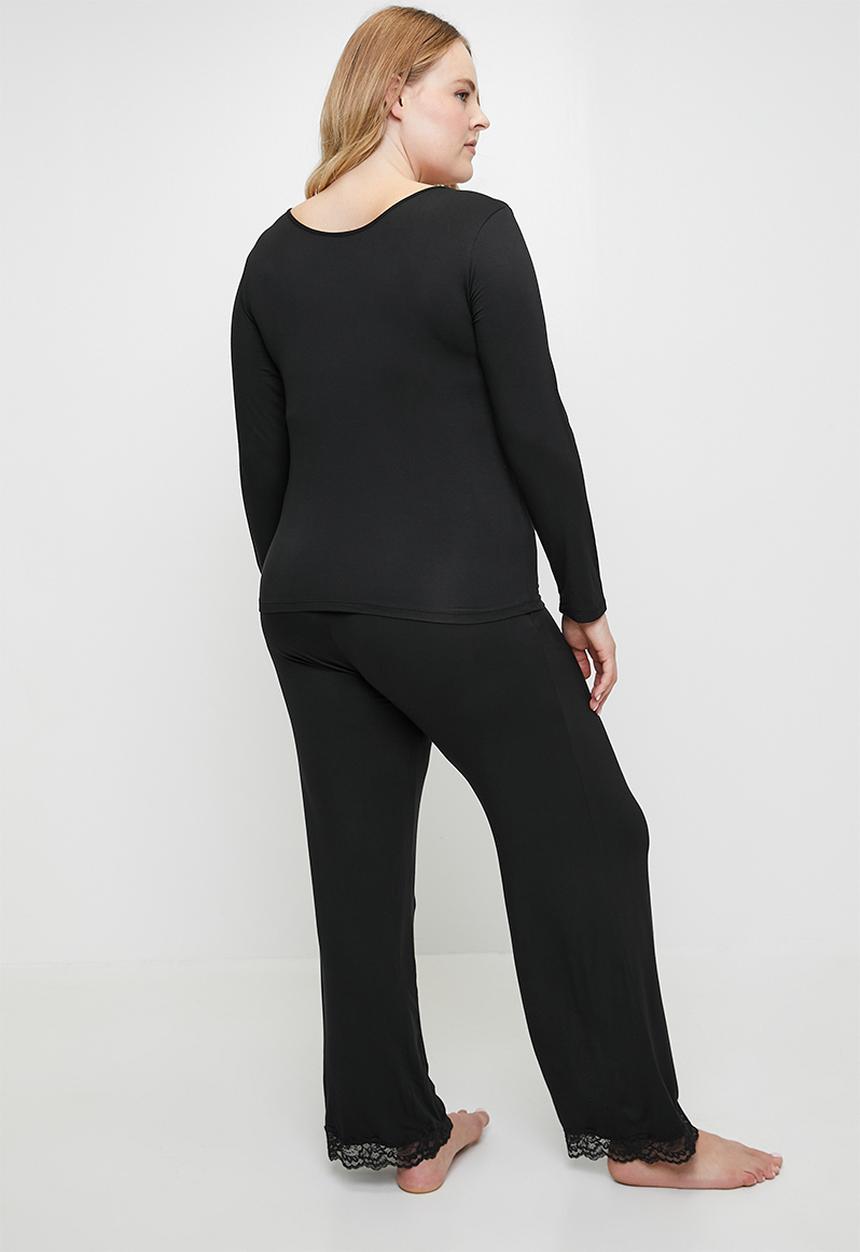 DORINA - Plus origins top_bottom - black/black