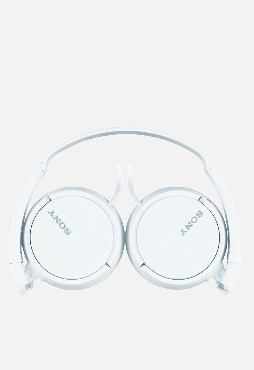 Sony - Sony MDR-ZX110 Headphones Earphone Foldable - White