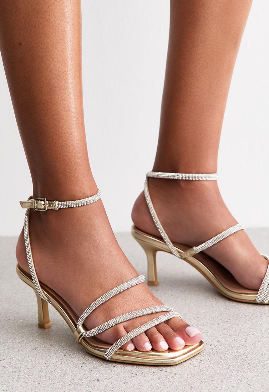 New Look - WF C S Radiant stiletto heel - gold