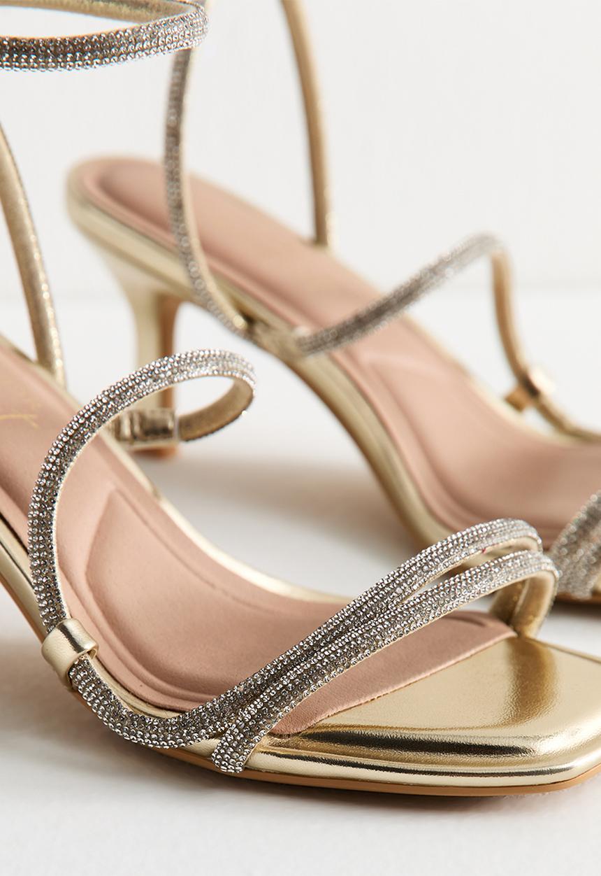 New Look - WF C S Radiant stiletto heel - gold