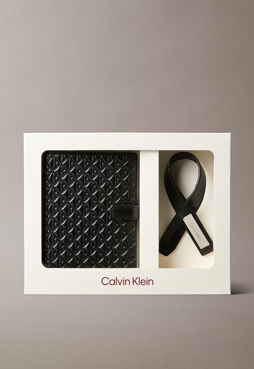 Calvin Klein - Passport + Luggage Tag - Black