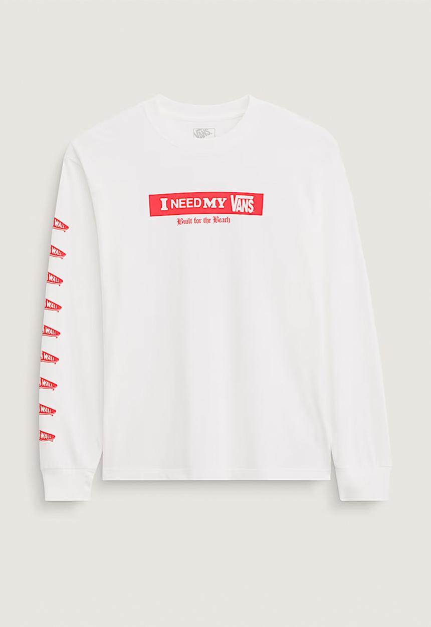 Vans - I Need My LS Tee - WHITE