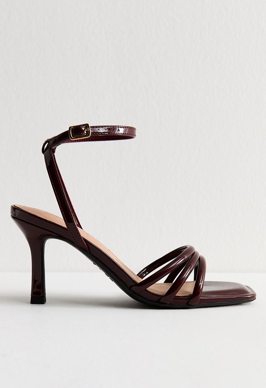 New Look - C Snatched stiletto heel - burgundy