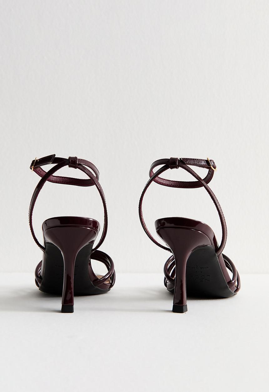 New Look - C Snatched stiletto heel - burgundy