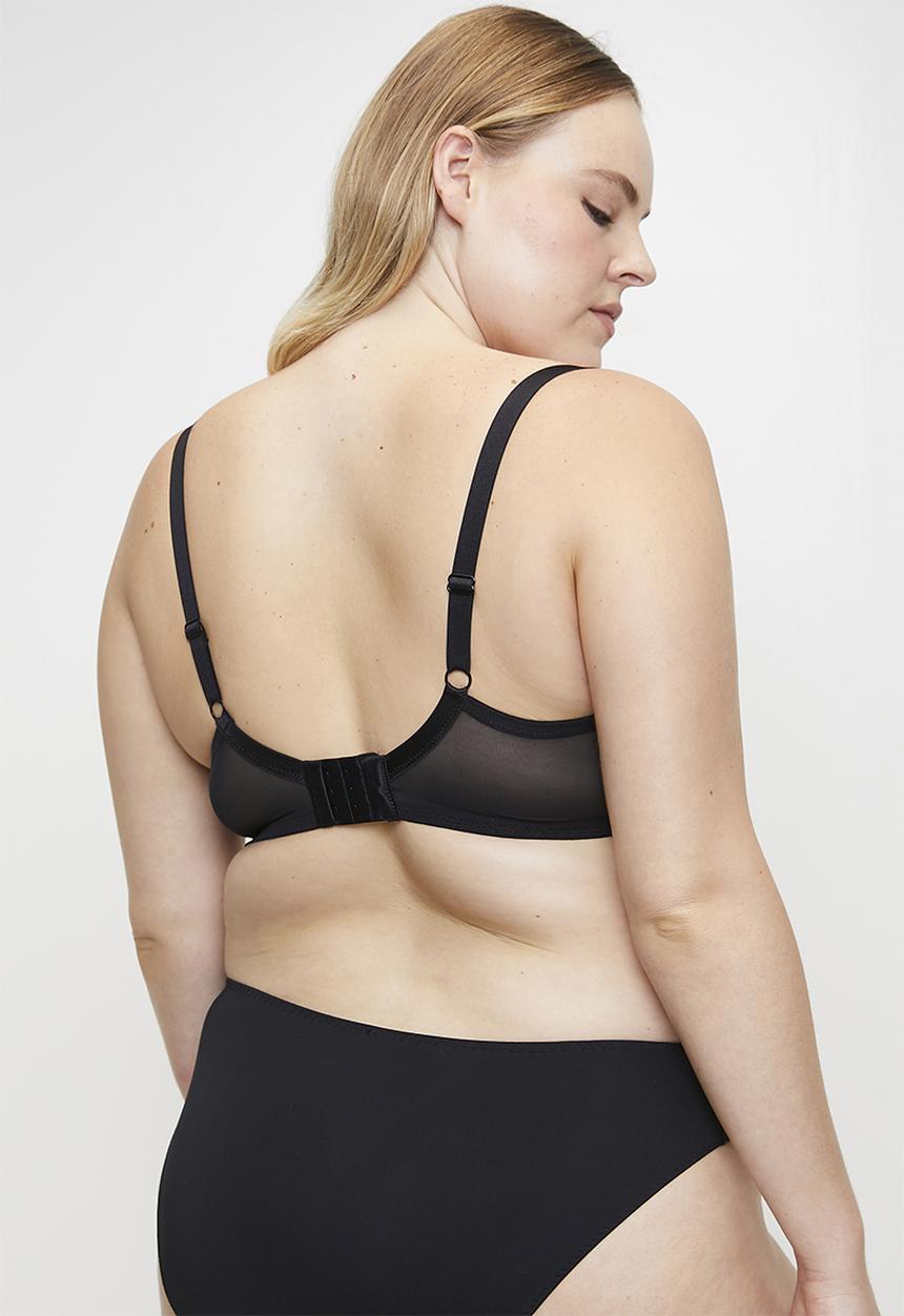 DORINA - Plus carmen light padded demi - black