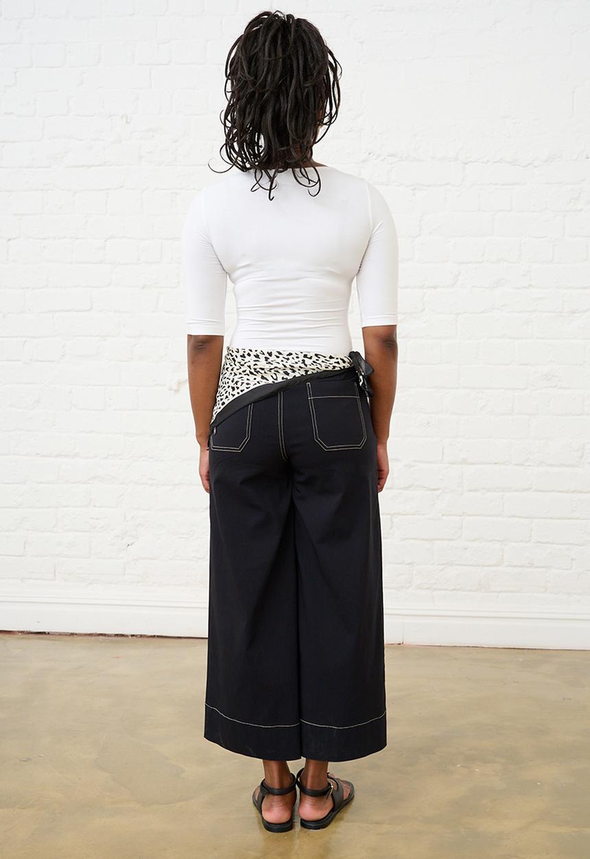 Me&B - Boat Neck Essential Top - Milk