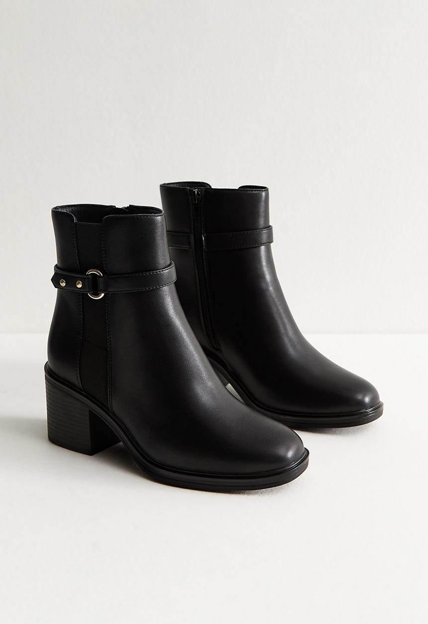 New Look - WF Aligator ankle boot - black