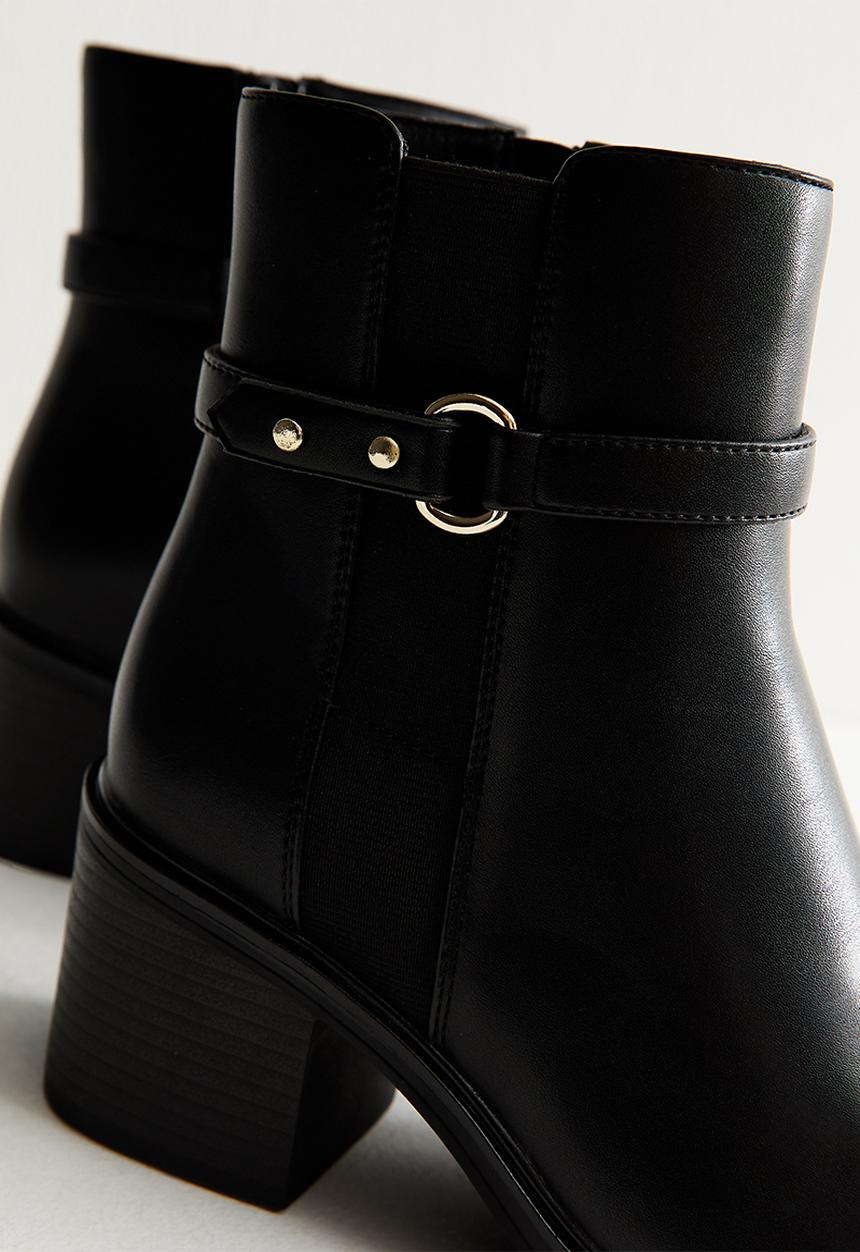 New Look - WF Aligator ankle boot - black