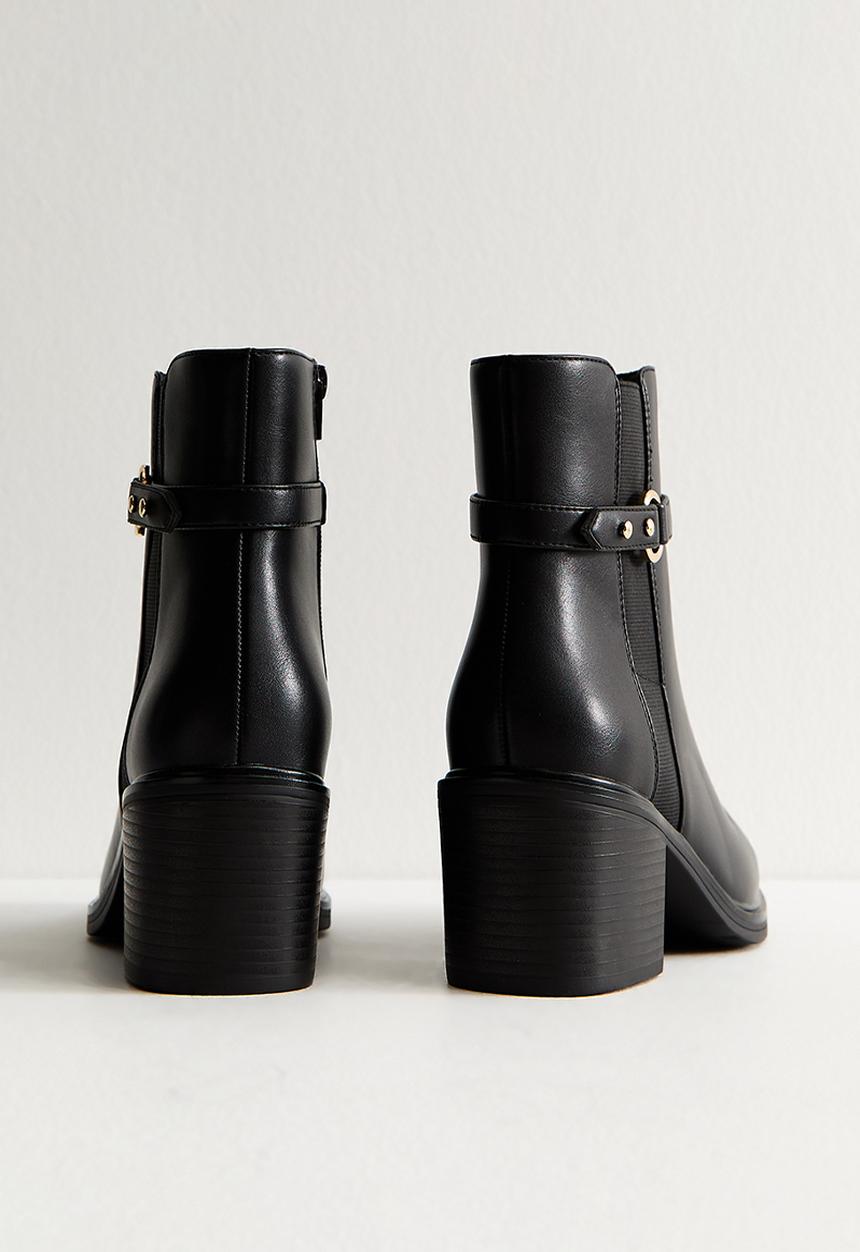 New Look - WF Aligator ankle boot - black
