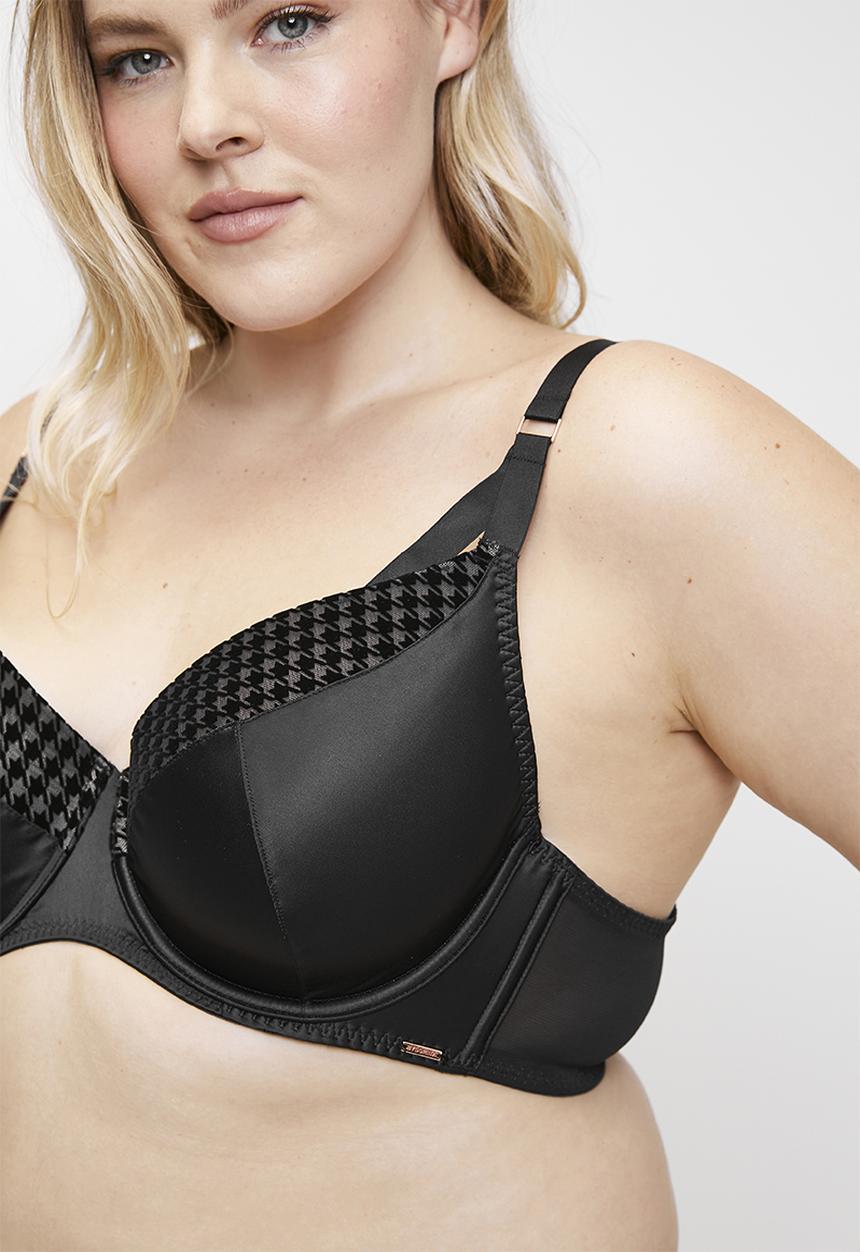 DORINA - Julianna light padded demi  - black