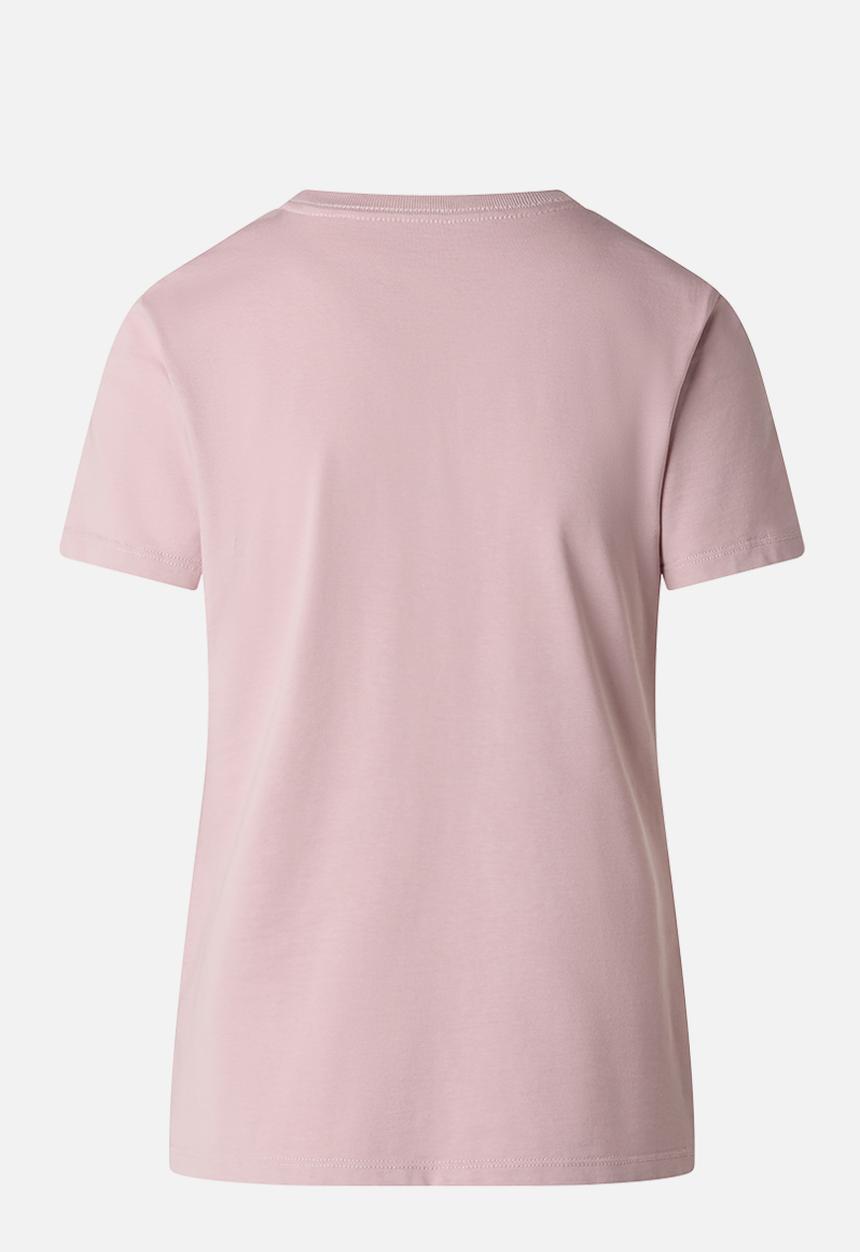 The North Face - W Evolution Simple Dome Slim Short Sleeve Tee - Metal Pink