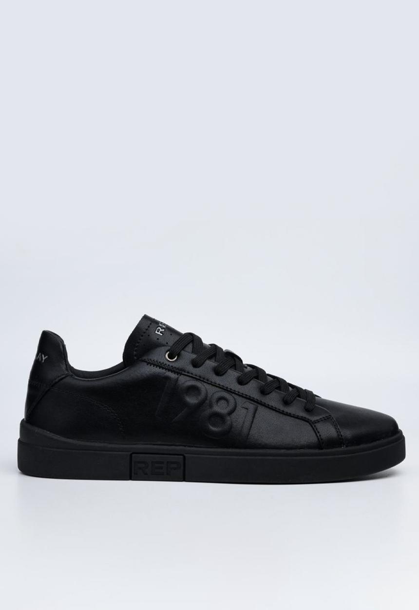 POLYS M DEBOSS - RZ3P0051L-3 - BLACK